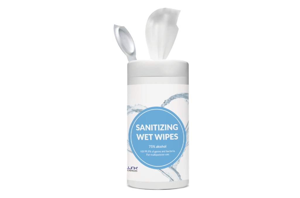sanitizing wet wipes