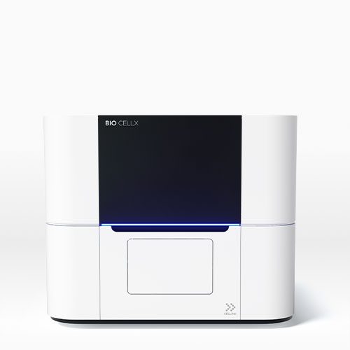 Front view of BIO CELLX, a 3D biodispensing system