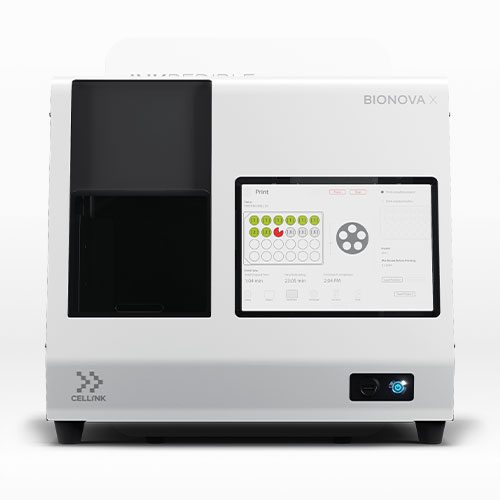 Front view of BIONOVA X, the DLP 3D bioprinter