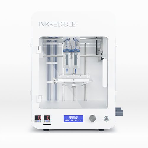 Front view of INKREDIBLE+, an extrusion-based 3D bioprinter