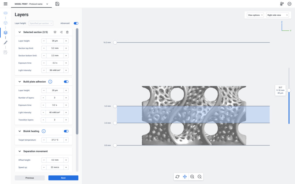 Software for LUMEN X