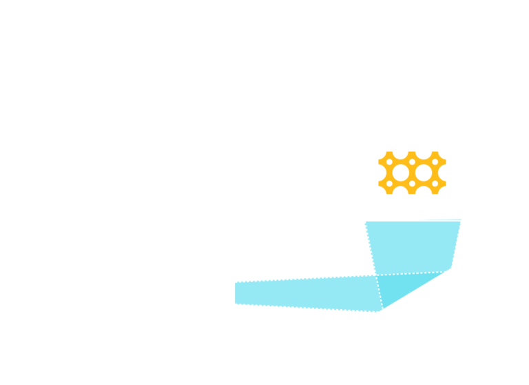 Illustration of the bioprinting mechanism of the LUMEN X